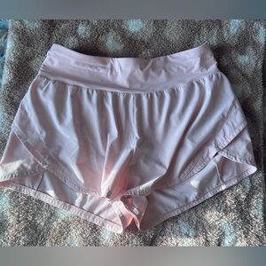 Calia Soft Pink kick it up mid rise running Shorts-medium